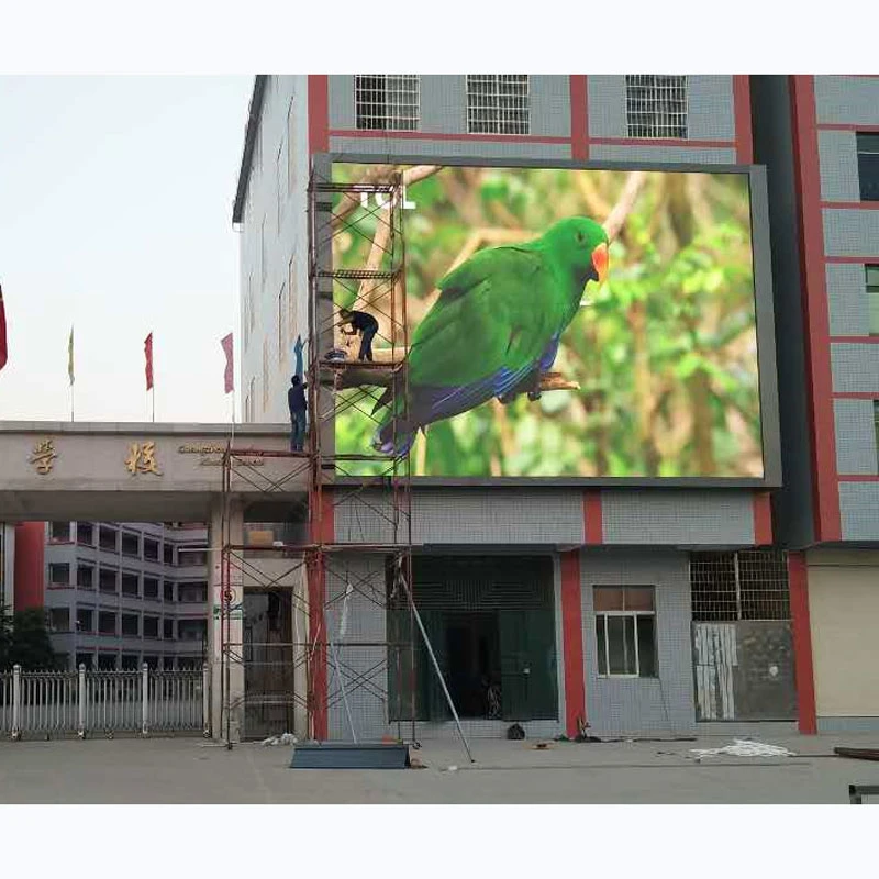 Die Casting Aluminum Full Color HD Big TV Advertising Flexible LED Video Display Screen