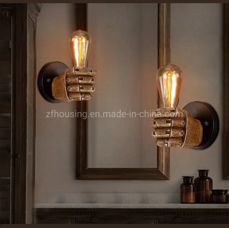 Industrial Loft Vintage Design American Antique Bedside Wall Light Wall for Bedroom