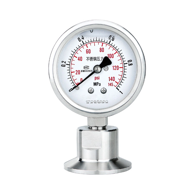 Top High quality/High cost performance Cheap Low Professional Manufacture Ytp60bf Sanitary Diaphragm Pressure Gauge