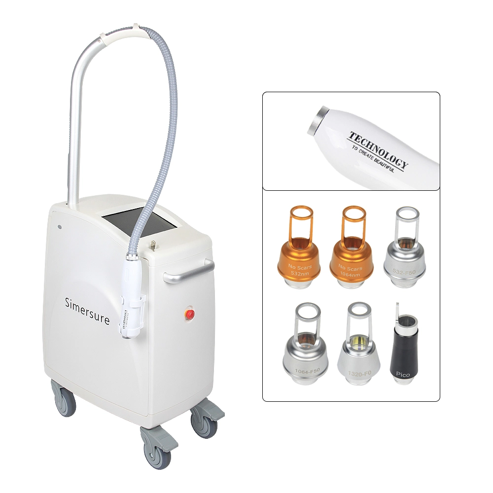 Powerful 532/1064/1320nm Laser Freckle Pigment All Color Tattoo Removal Picosecond Laser Machine with Mole Remove System