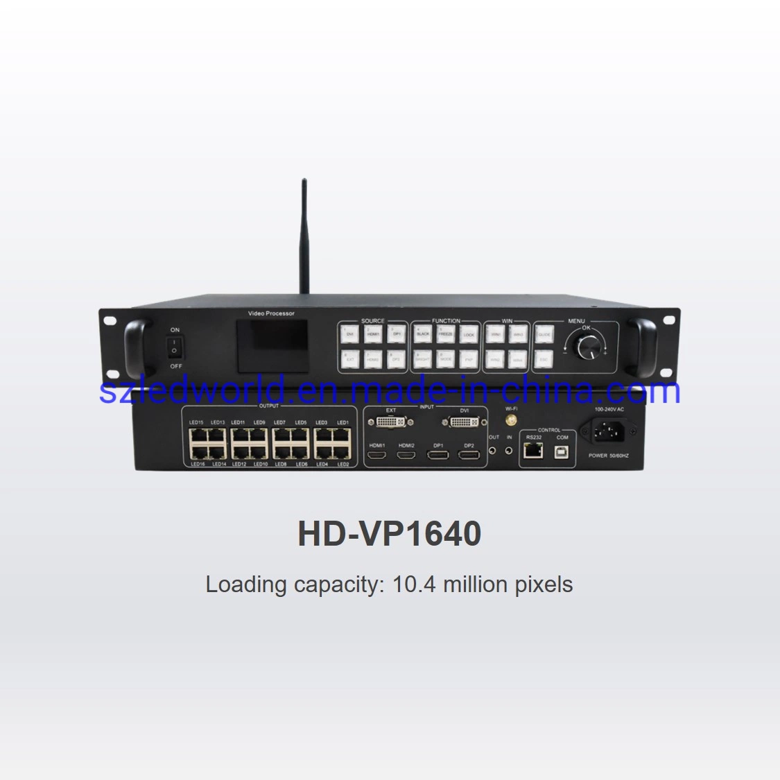 HD-vp1640 Controlador de la pared de vídeo HDMI 2K 4K 8K Procesador de pared de vídeo