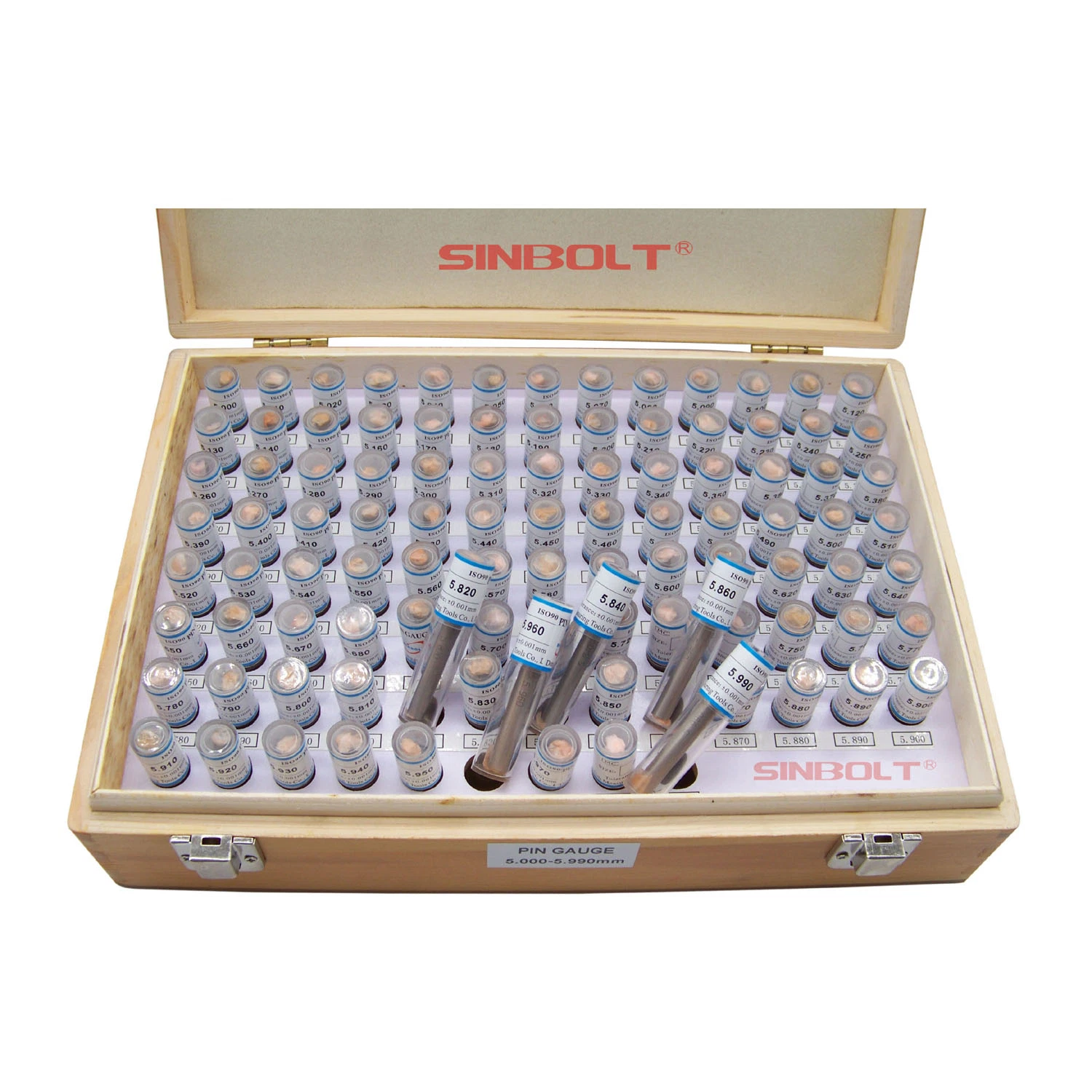 High-Quality Pin Gauge Source Factory, Pin Gauge Set, 1.000mm--5.990mm