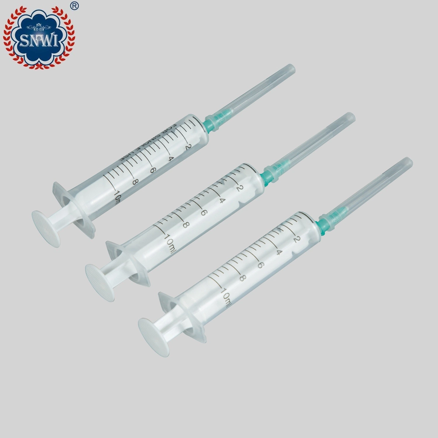 Hospital Medical Supplies 2parts 2ml 5ml 10ml 20ml Plastic Disposable Injection Syringe