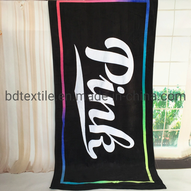 New Soft Quick-Drying Cotton Digital Printing Custom Beach Towel