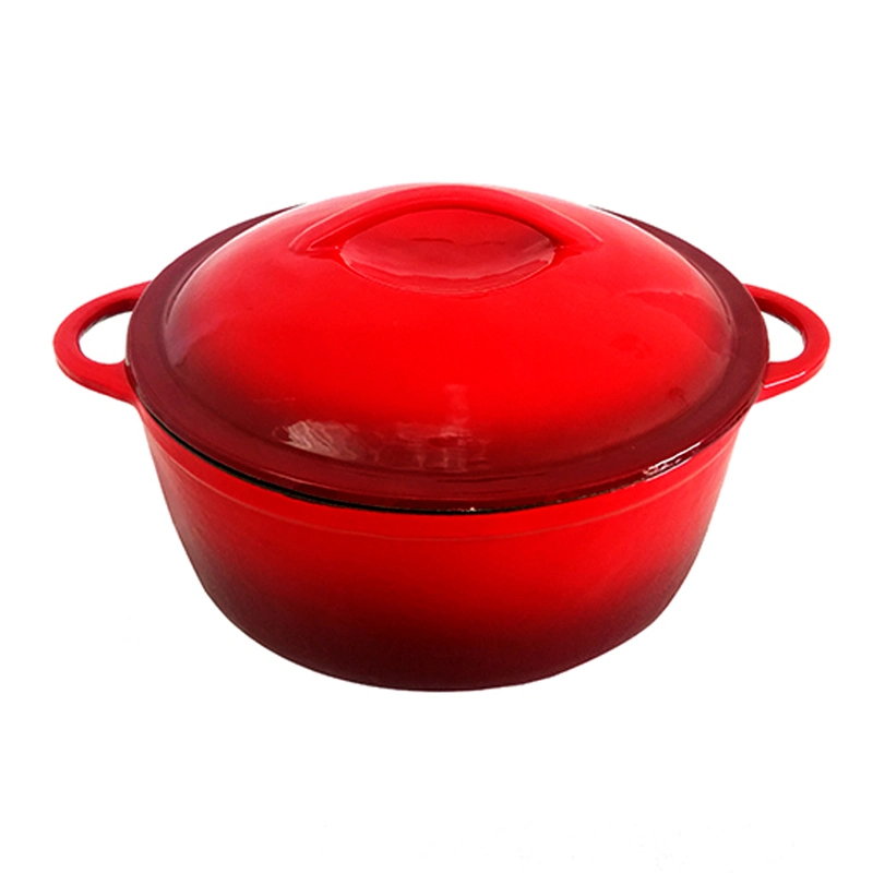 OEM ODM Fonte four hollandais casserole de taille de batterie de cuisine Fabricant Chine 25cm de diamètre 10" 10 pouces