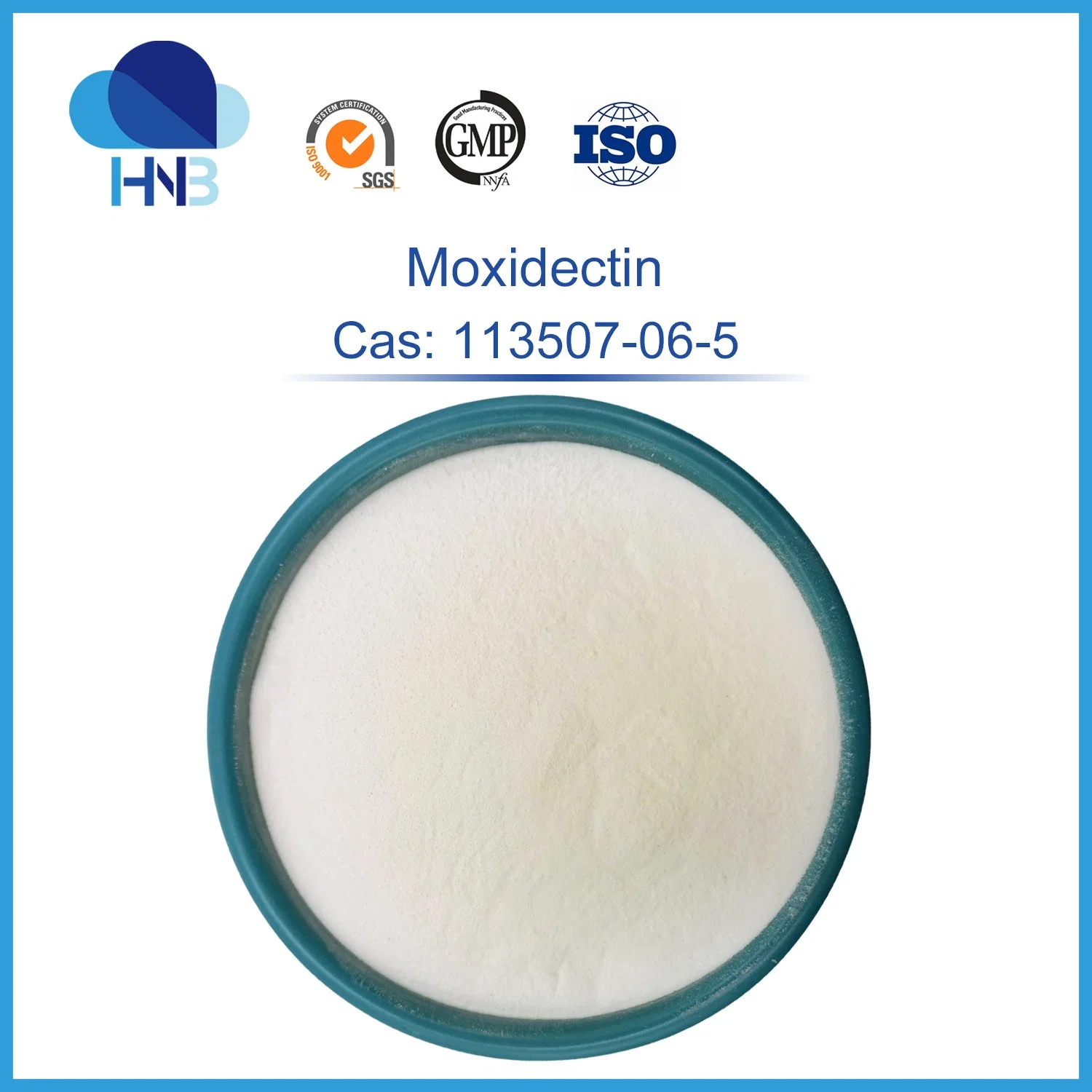 Antiparasitic 113507-06-5 ветеринарной медицины Raw порошок USP/Ep/BP 99% Proheart Moxidextin Moxidectin