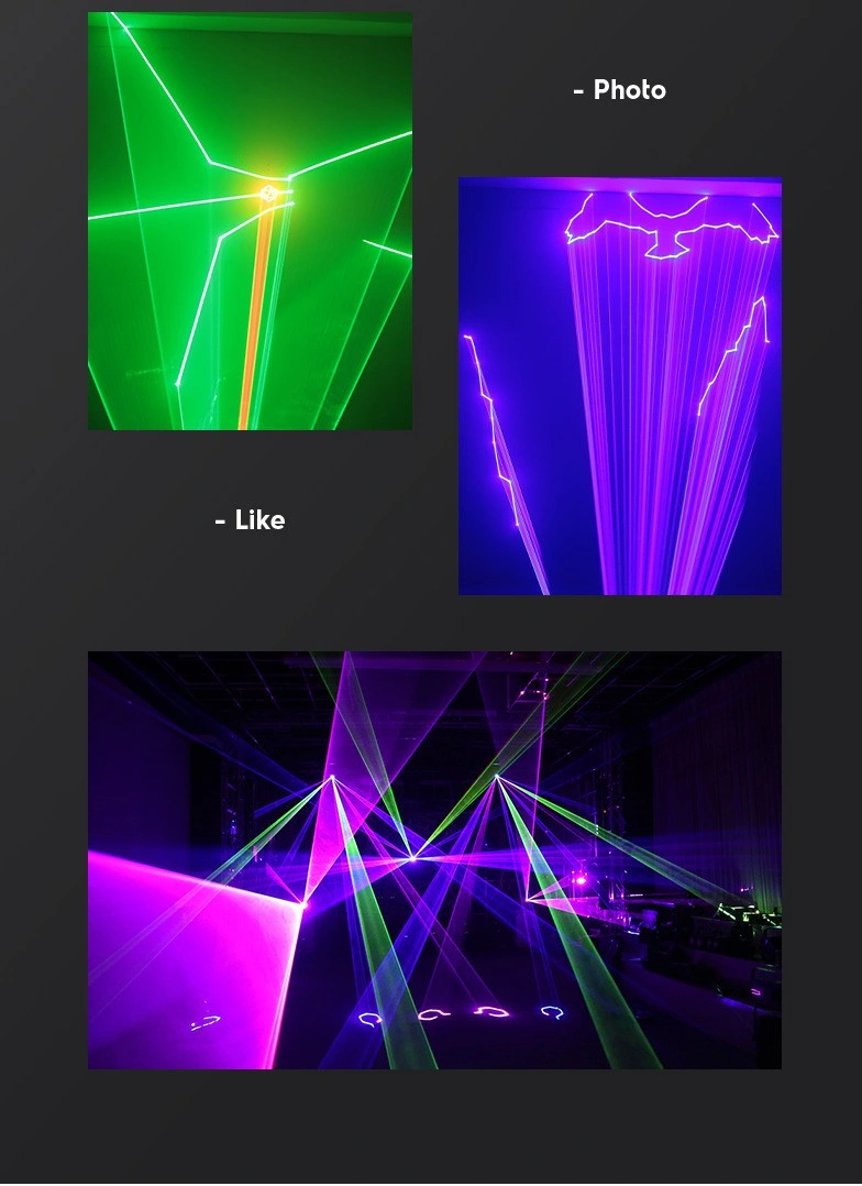 High-Powered 5W RGB 3D DMX Spot Animation DJ disco Club Etapa Eupedite láser Luz Iluminación de escenario