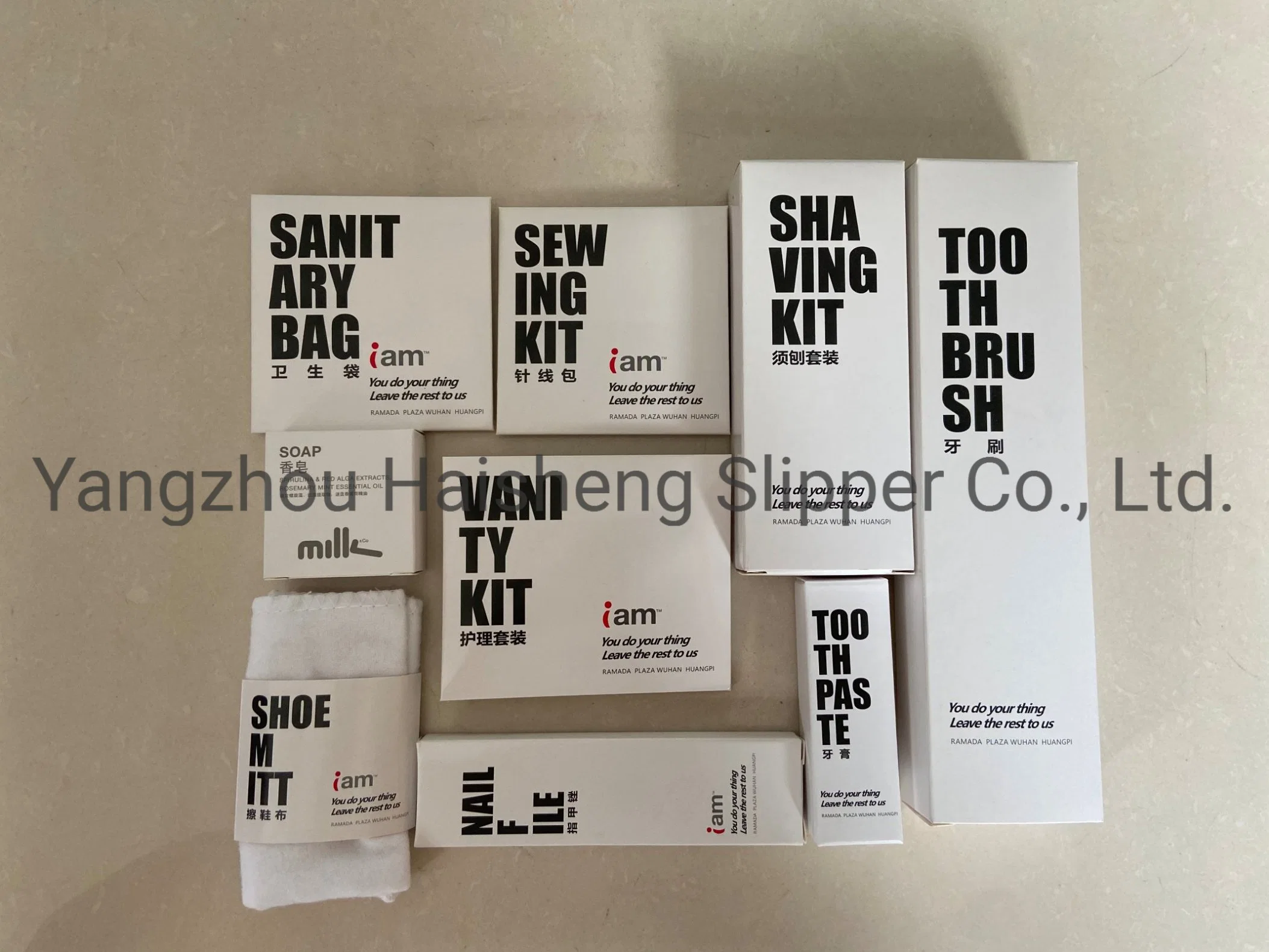 Cheap Hotel Amenities High quality/High cost performance  Bathroom Kits Disposable Toiletries Supplies for Guest