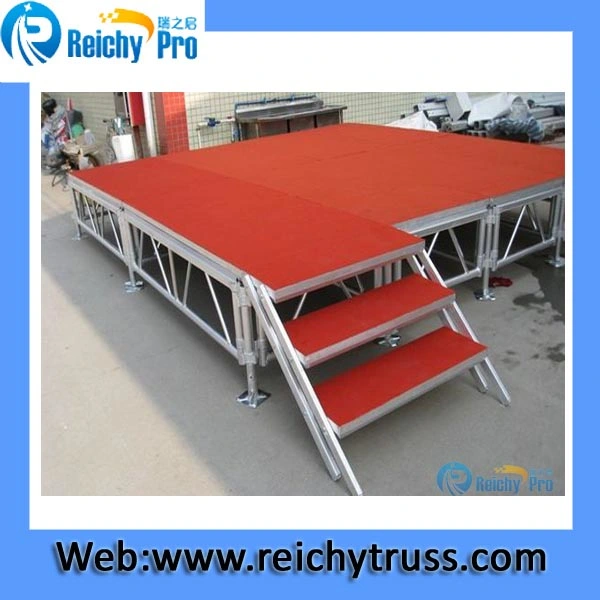 Red Carpet Moving Stage Mobile Aluminum Stage