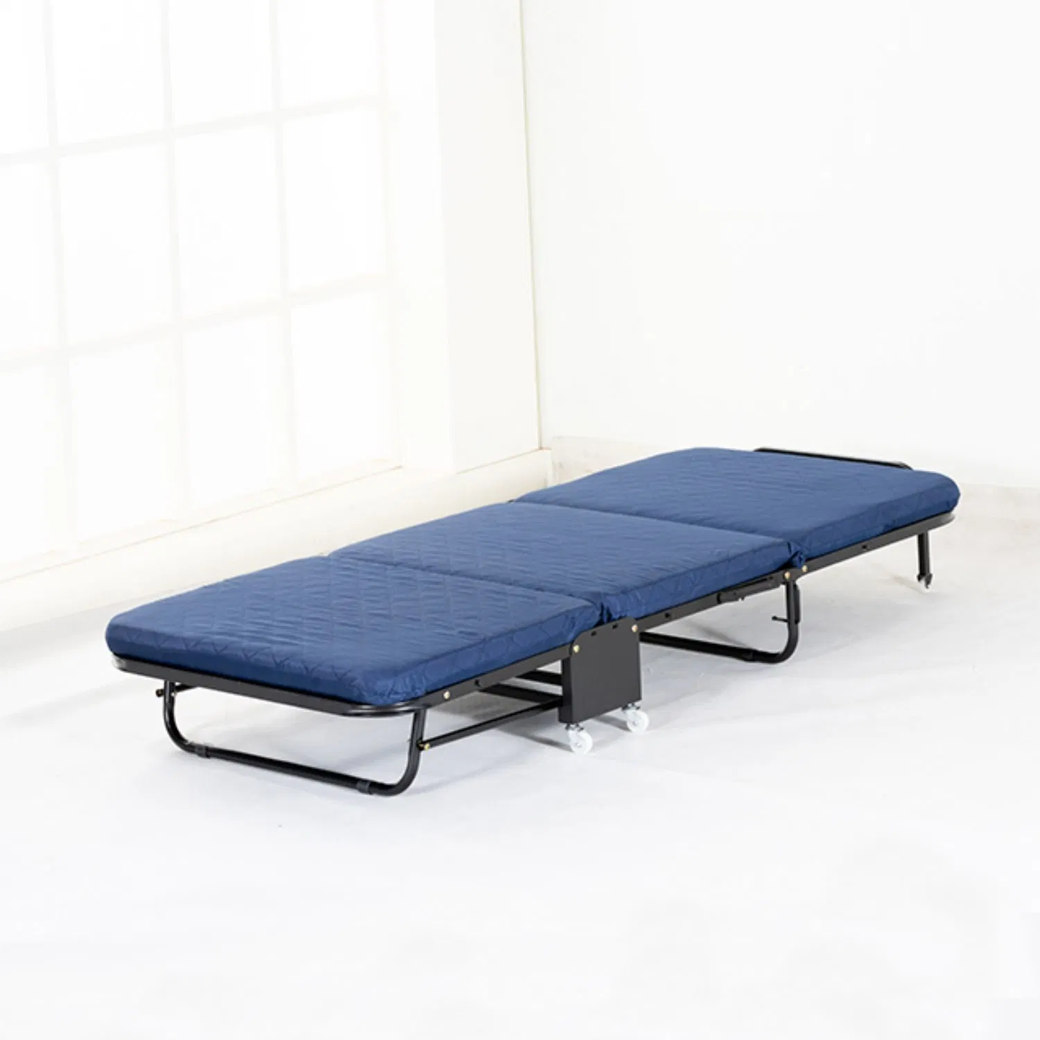 Home Furniture Portable Office Single Metal Iron Steel Folding Bed