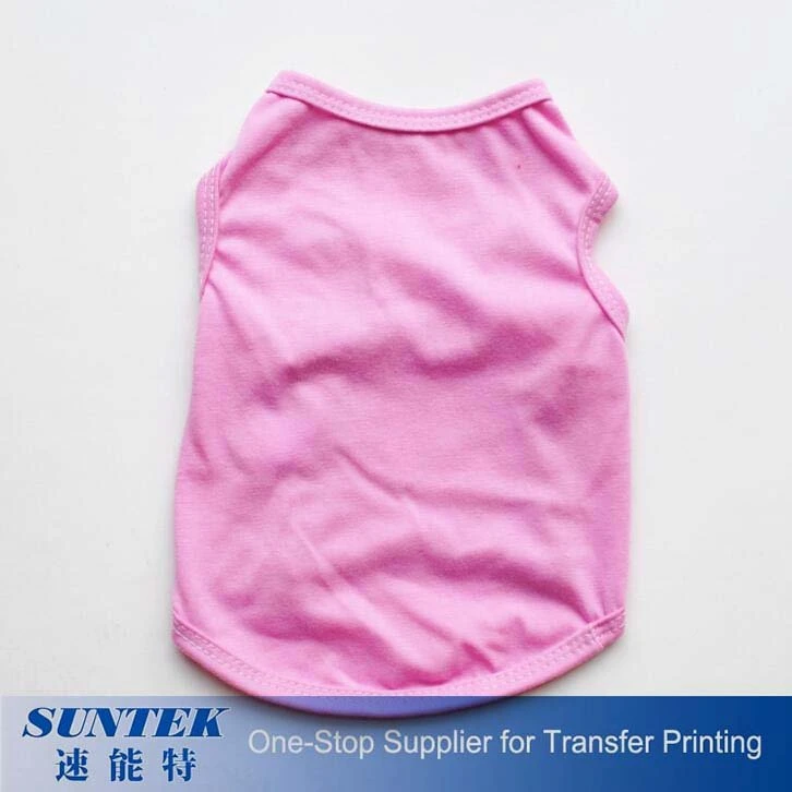 Sublimation Textile Blank Wholesales Dog Pet Clothes for Heat Press Printing