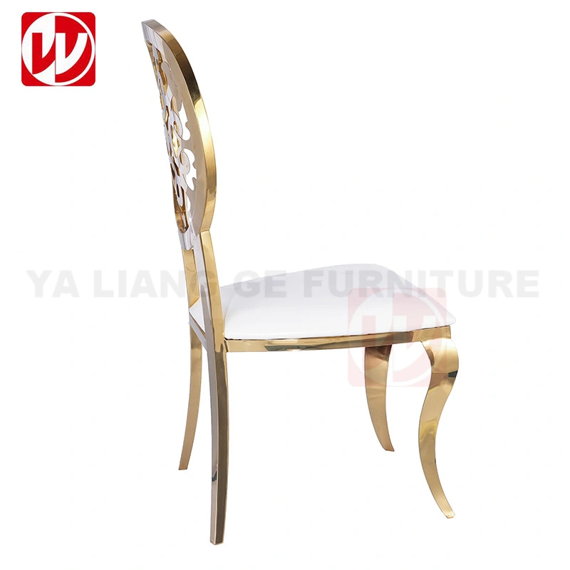 Dual-Purpose Stainless Steel Fancy Wedding Furniture for Dining Restaurant Event Chairs