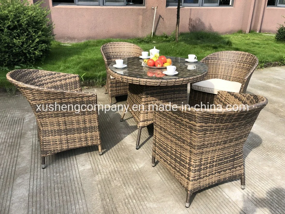 Outdoor Leisure Wicker Rattan Coffee Sofa Set Patio Garden Furniture for Hotel Office