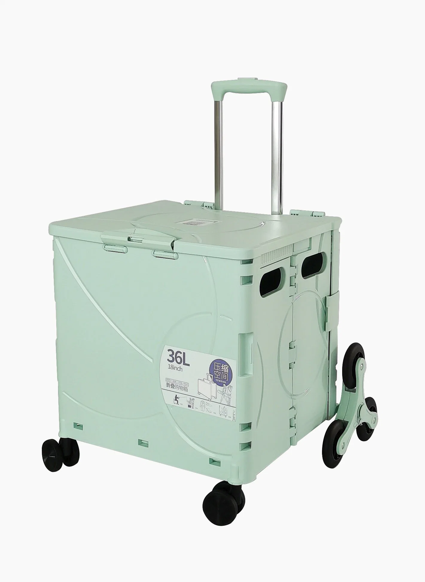 Luggage Cart Folding Plastic Folding Box Cart