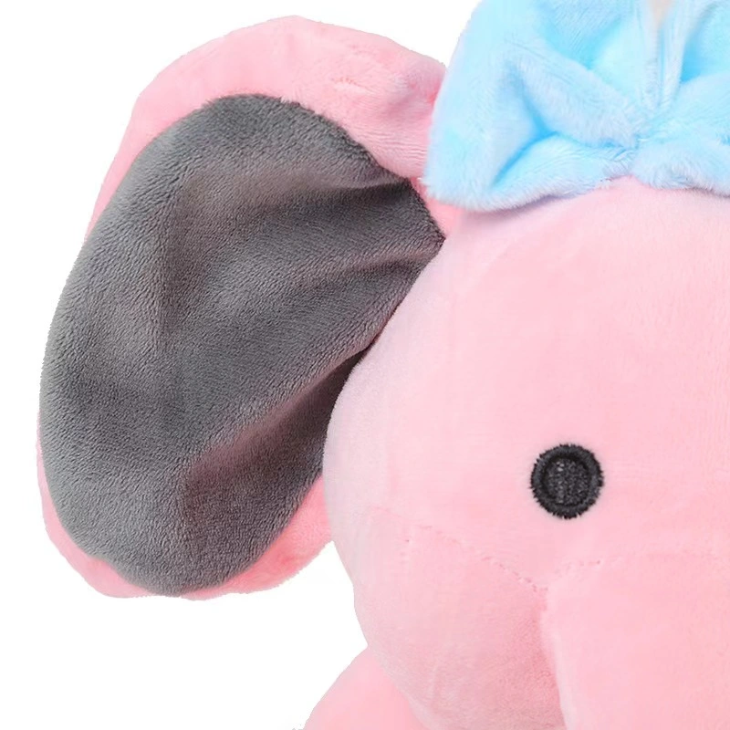 Soft Stuffed Animal Elephant Custom Plush Toy Small Pink Elephant Sleeping Doll Gray Elephant Toy