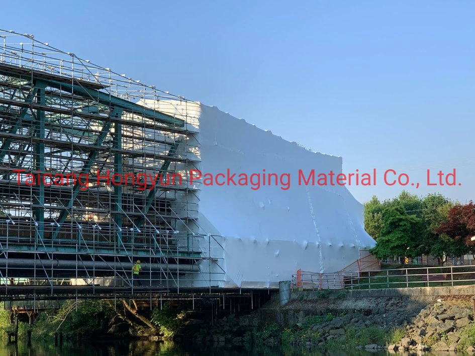 12m 14m Construction Usage and PE Material Fireproof Shrink Wrap