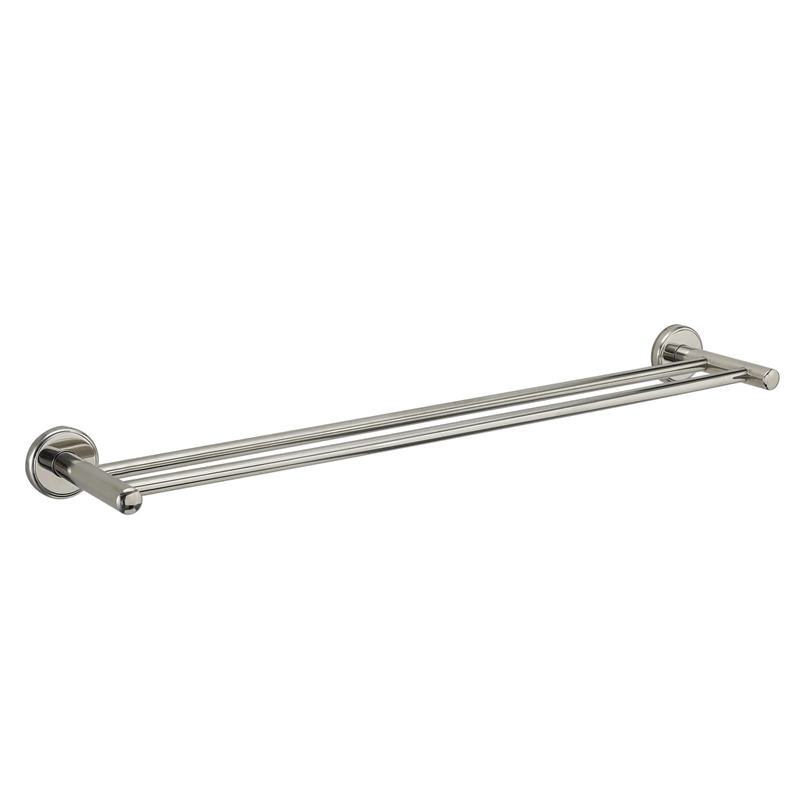 Stainless Steel Double Bath Towel Bars Bathroom Wall Mounted Towel Hangers