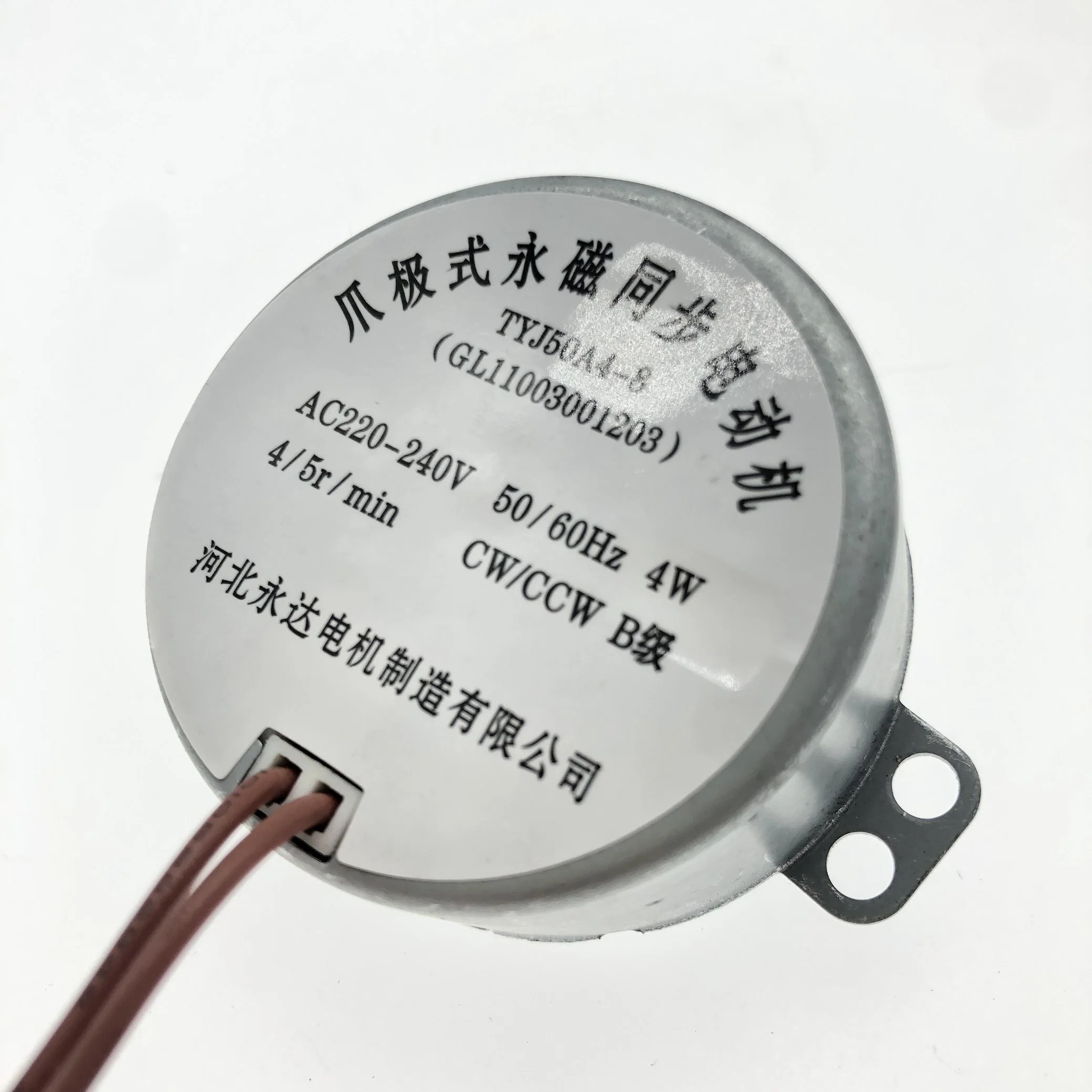 Electric AC Gear Synchronous Swing Motor for Roller Shutter/Oven/Valve Control