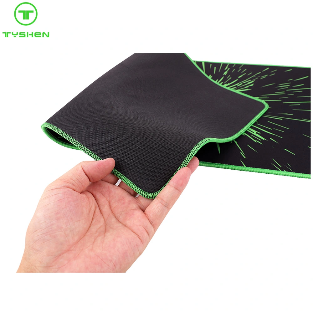 Rubber Material Computer Gaming Mouse Pad with Stitched Edge, Big Size 800*300*3 mm, in Stock