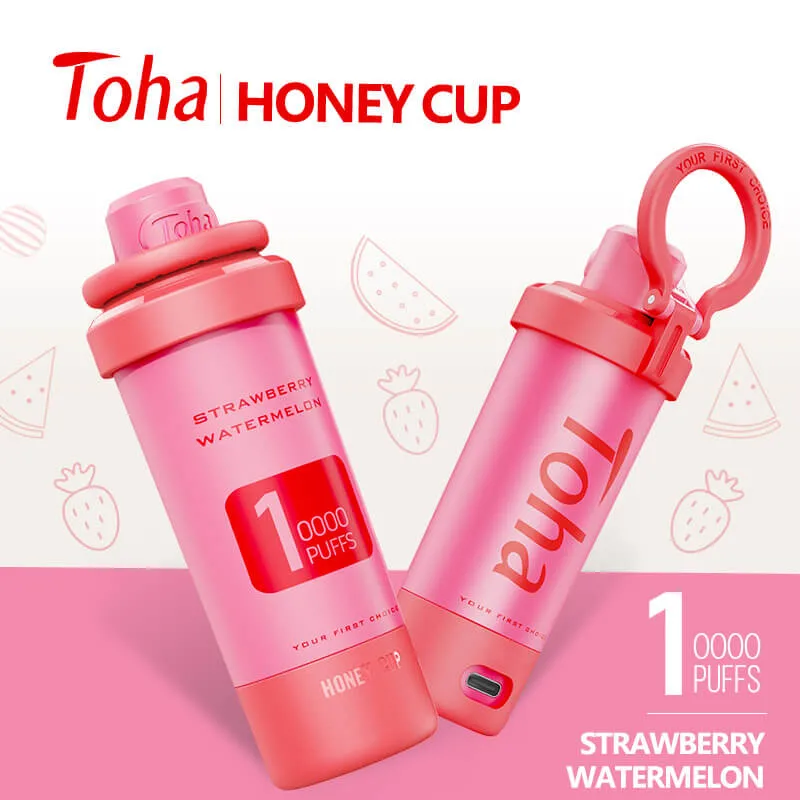 Toha Honey Cup 10000 Puff Zbood OEM ODM Malaysia 30mg Titan Disposable/Chargeable 12K Vpro Akso Igo Zigarette Disposable/Chargeable Vape