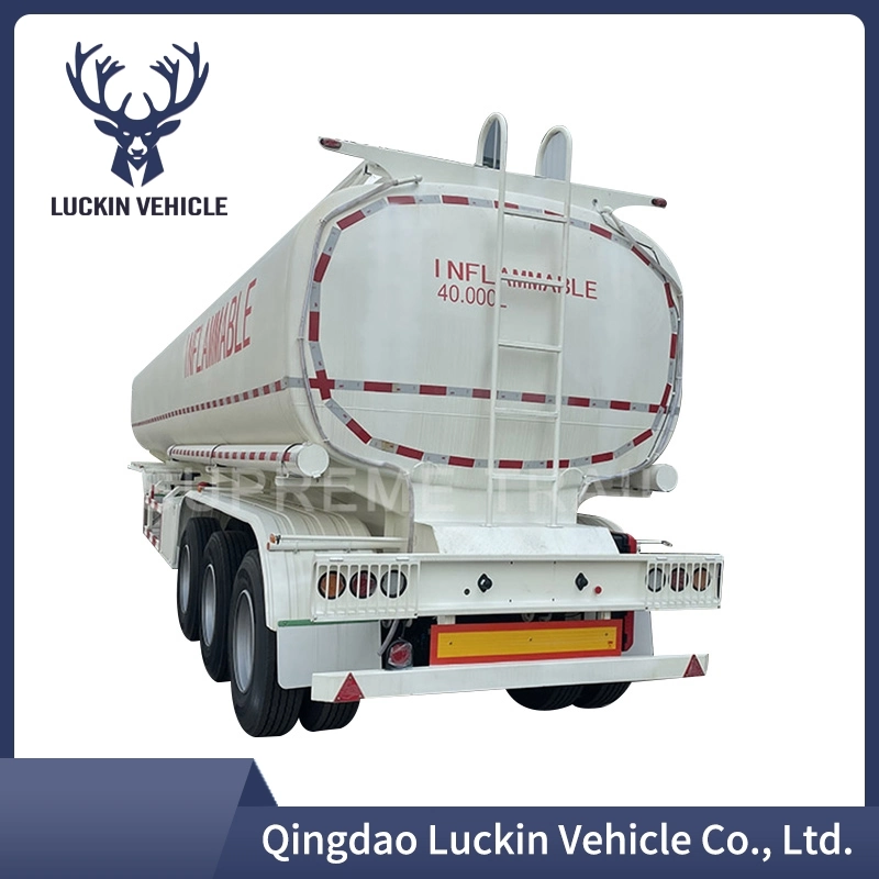 40000 Litres Aluminium Oil Tanker Semi Trailer Truck Aluminum Fuel Tanks