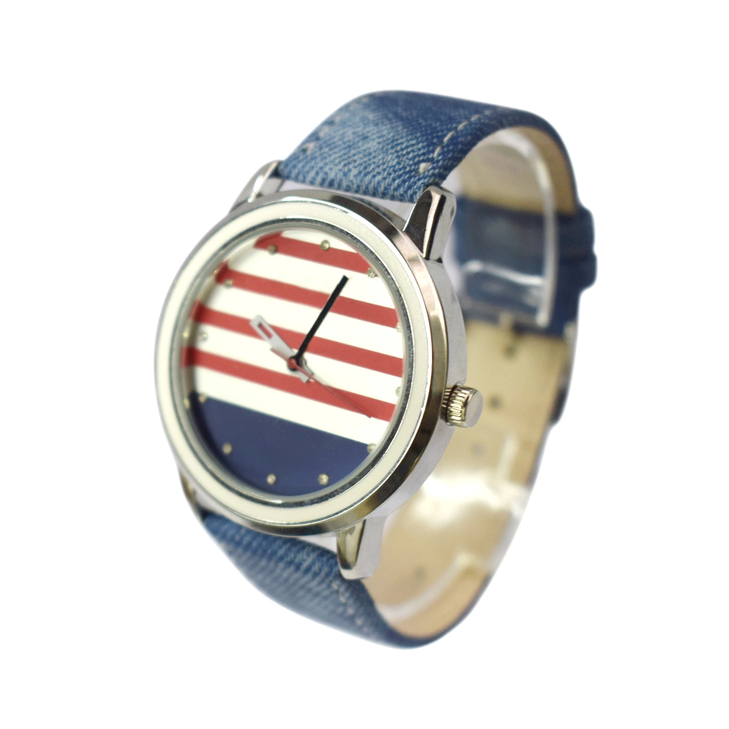 Navy Quarz Edelstahl Schwarze Uhren Bulk Fashion Watch (cm19118)