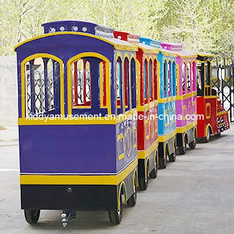 Outdoor and Indoor Kids Rides Theme Park Trackless Train Amusement Train for Sale