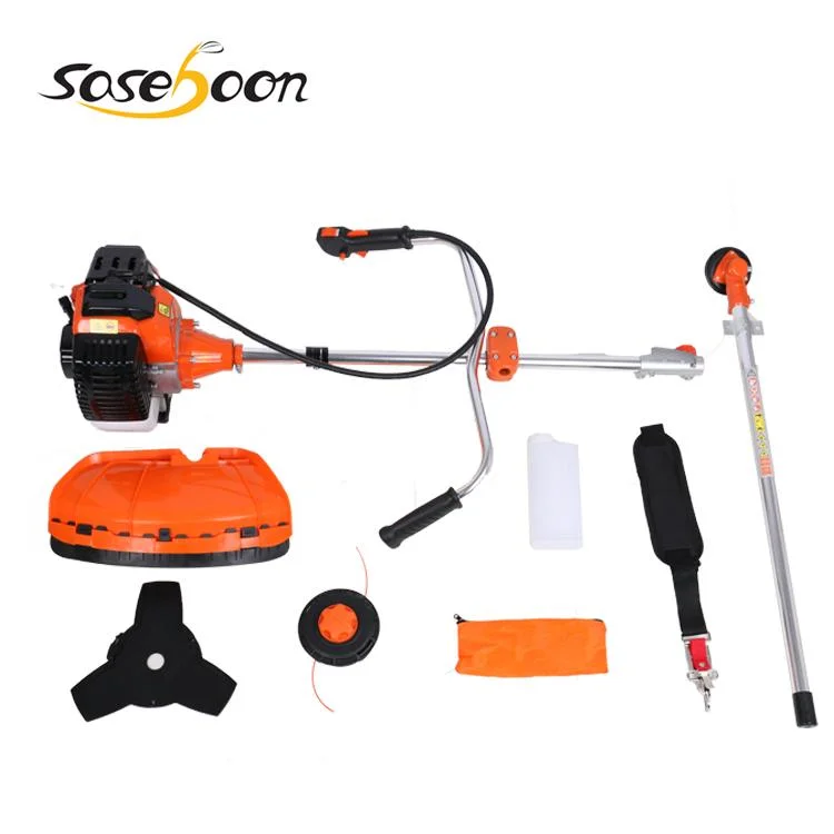 S-BC520 China Cordless Controle Remoto de pé atrás do Robô Kawasaki 2 Tempos 4 tempos a gasolina elétrica Aparador de Grama Máquina de plantas daninhas Garden-Tool Wacker Cortador da escova