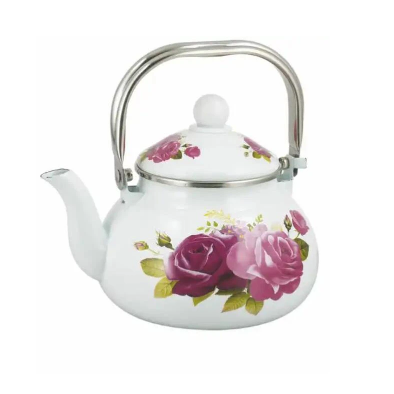 Customization Accepted Enameled Teapot Enamel on Steel Water Kettles