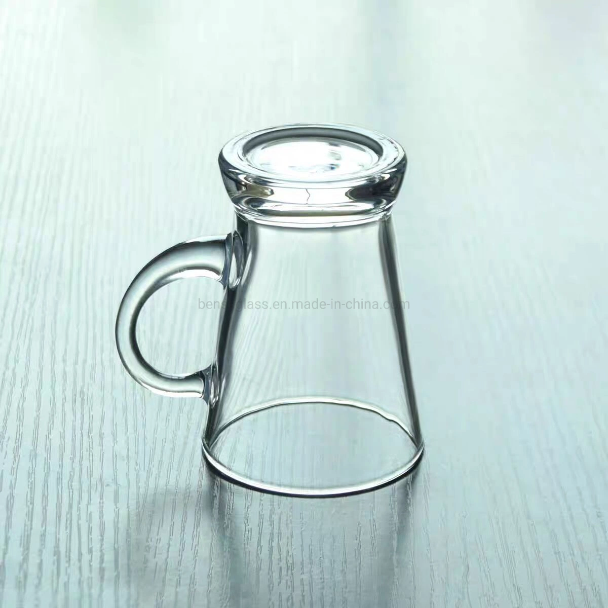 Blanc raffiné verre petit restaurant tasse thé fort Ensemble de tasses Esoresso pour tasse à café en verre transparent