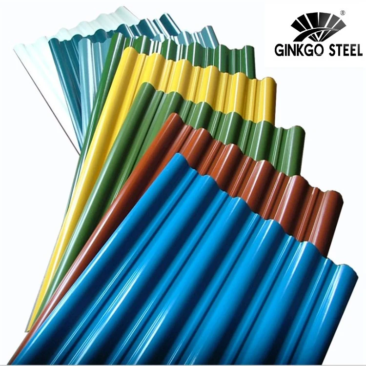 High quality/High cost performance Galvanized Corrugated Roofing Sheet Corrugated Steel Plate Prepainted Roof Color for Construction on Sale