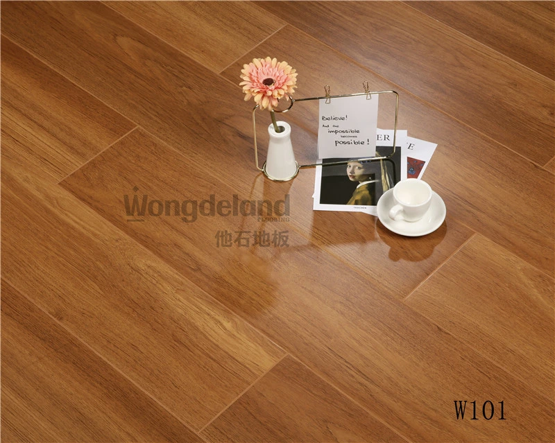 12mm HDF Waterproof Wood Laminate Flooring PVC Flooring