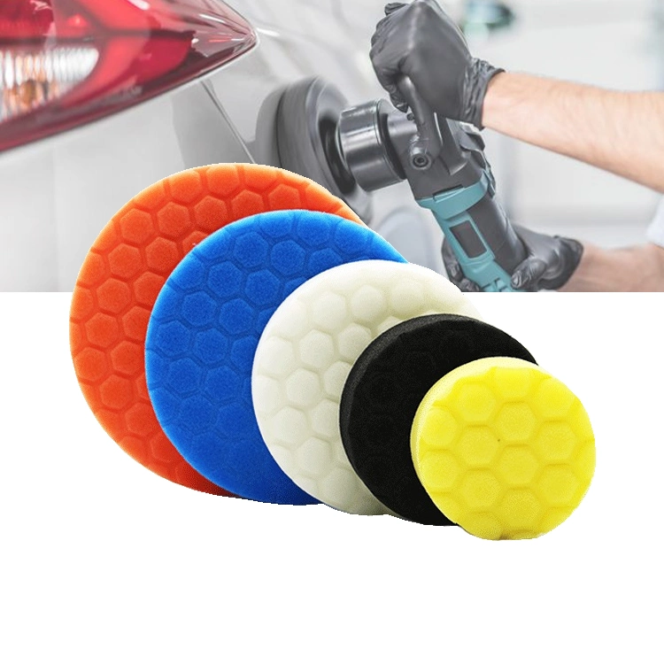 7&prime; &prime; 180mm Fine Porosity Sponge Pad for Car Polishing and Buffing