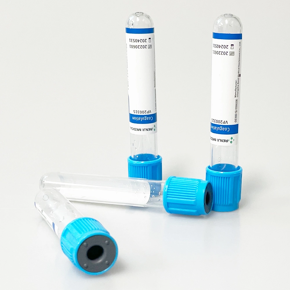 Renji Brand Vacuum Blood Collection Tube Pet Tube Sodium Citratetest Tube