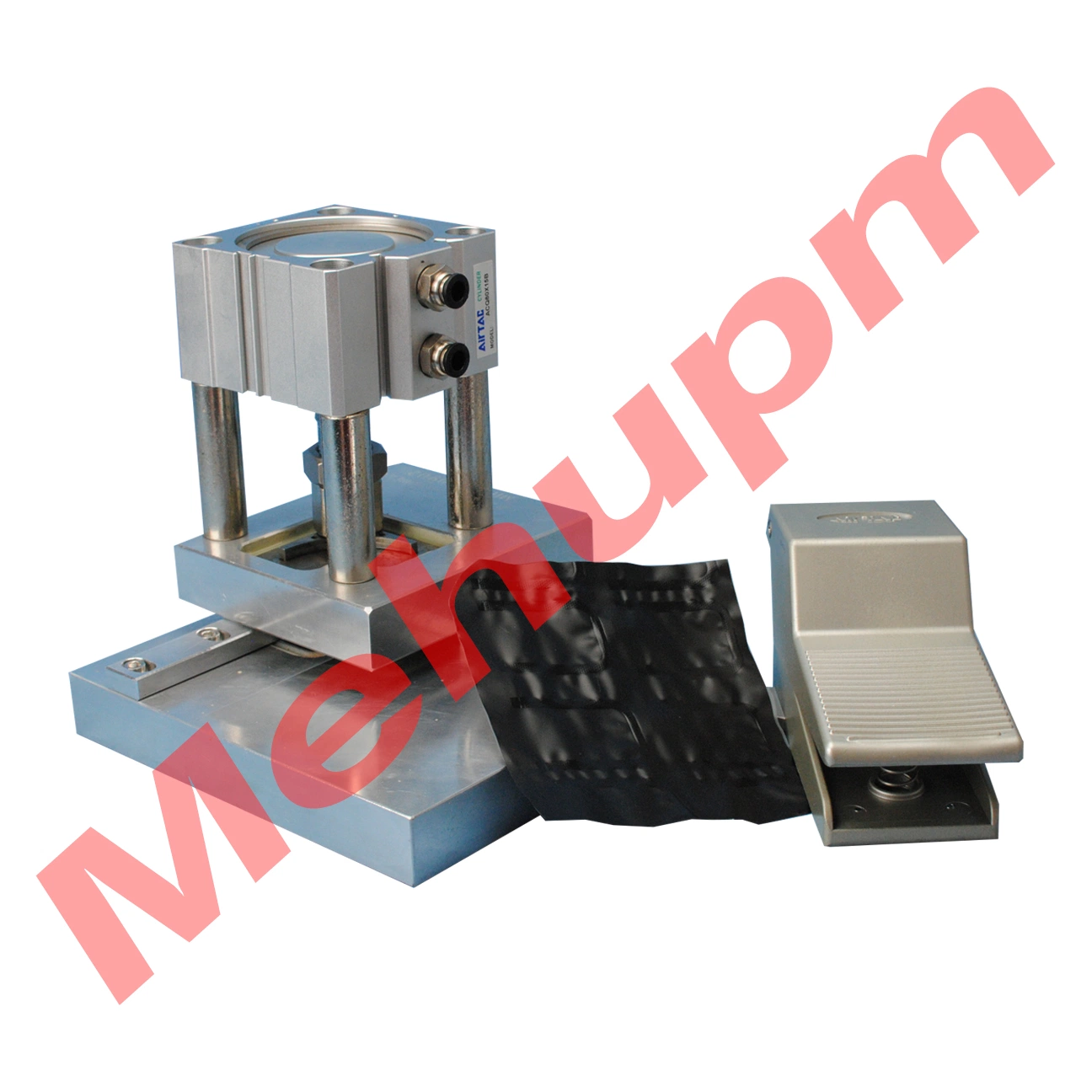 Foot Valve Controlled Pneumatic Corner Cut Hole Puncher