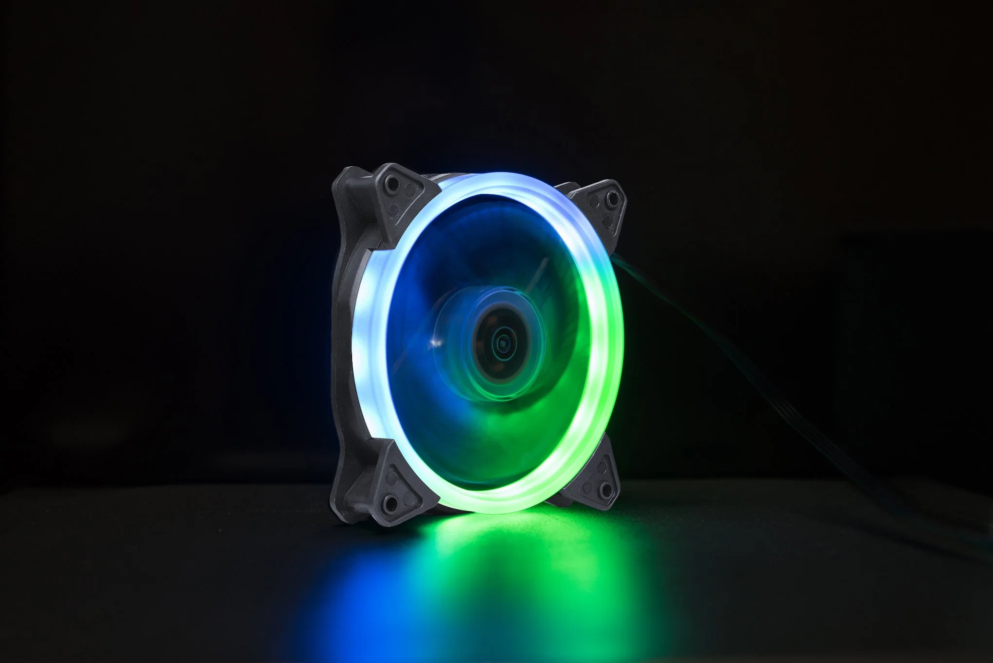 120mm RGB Case Fans, Multiple Light Modes Computer Addressable RGB LED Fans System, Motherboard Sync Ready