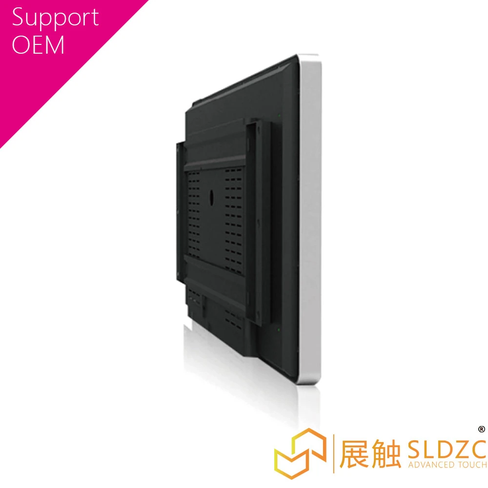 شاشة LCD بحجم 7 بوصات مزودة بجهاز التثبيت على الحائط الرفيع جدًا مع بطاقة SD البطاقة