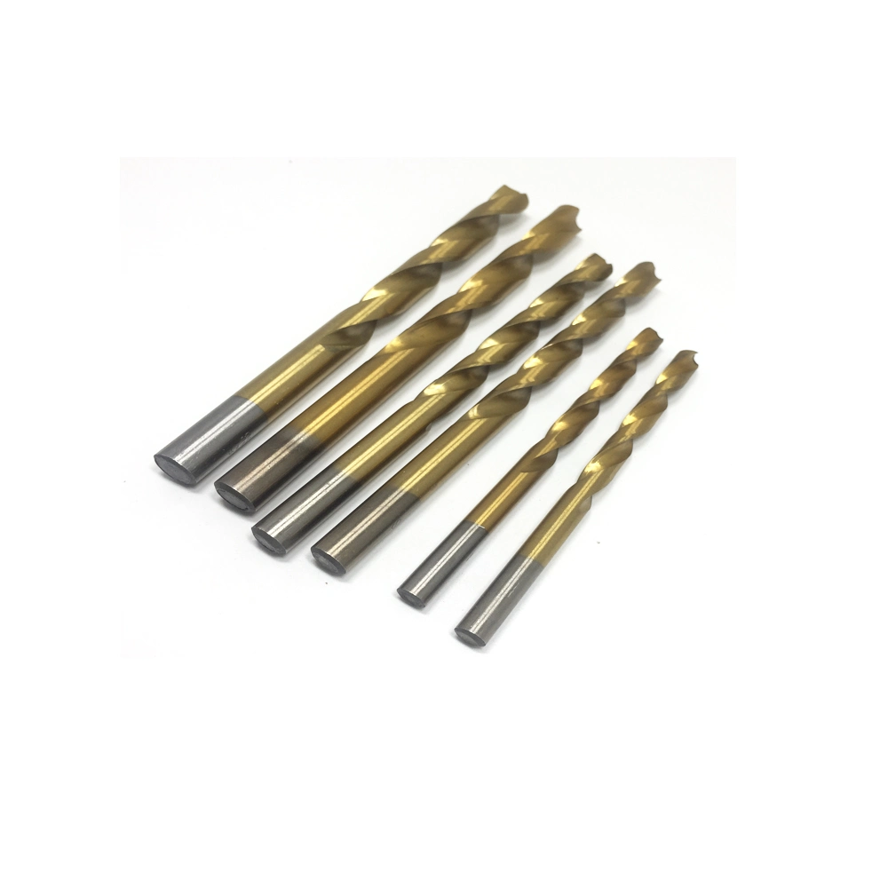 Fully Ground DIN338 DIN340 M2 M35 M42 Gold Twist Drill Bit