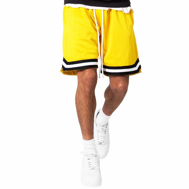 Lightweight Mesh Polyester Men Sports Basketball Shorts Gym Wear