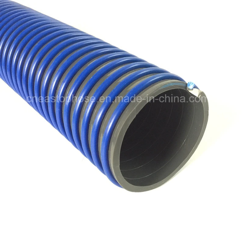 Spiral Reinforced PVC Heavy Duty Hose for Sand Blast Suction