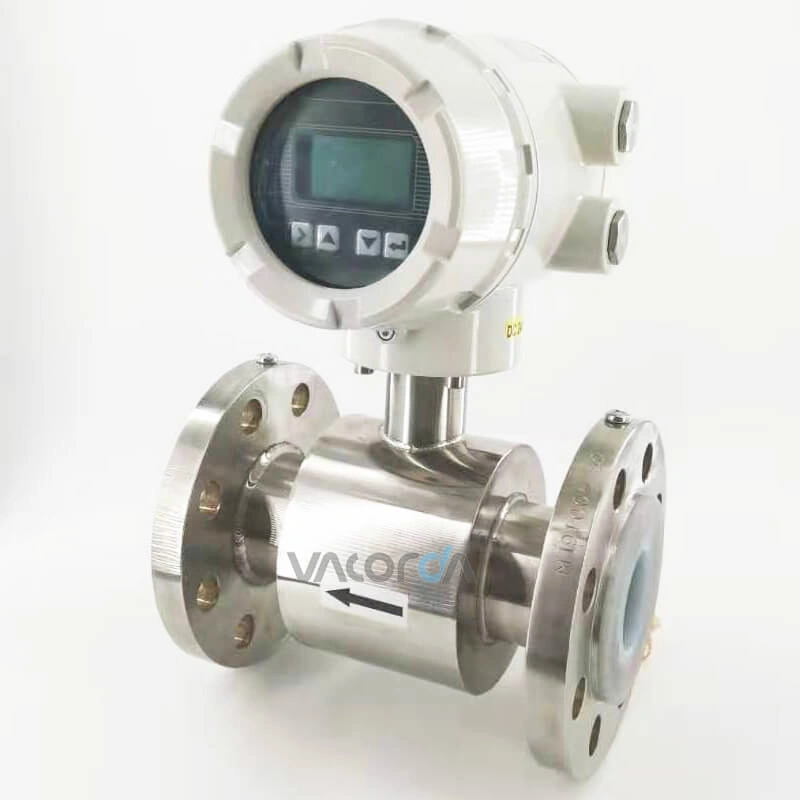 Types de Conductve mesure du débit de la conduite de fluide débitmètre numérique