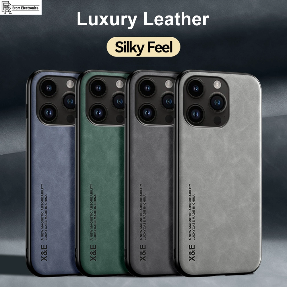 New Arrivals Protective Case Back Sheepskin Phone Mobile Cover Magnetic Leather Wallet Case for 13 14 iPhone Magsafe Wallet