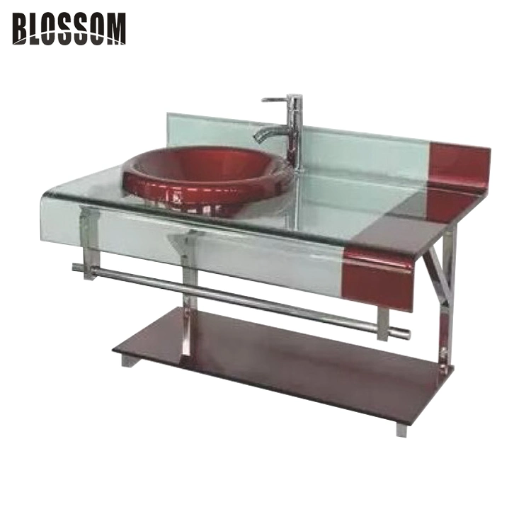 Bathroom Glass Vanity Top