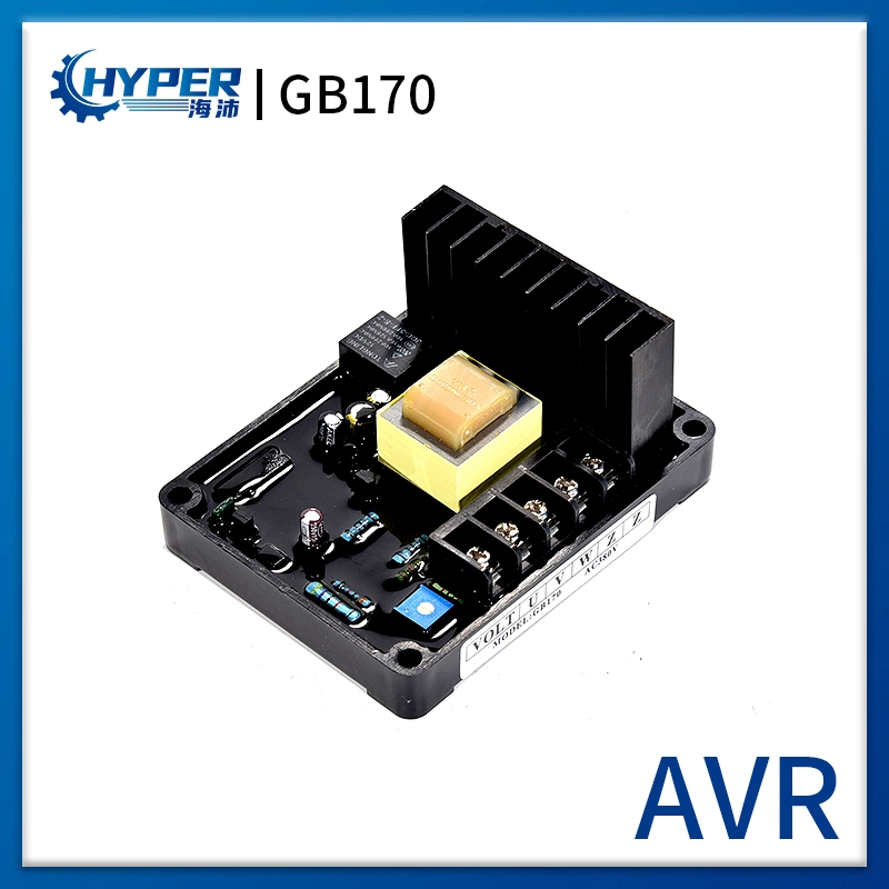 Partes del generador AVR GB170 para 65kVA 380V cepillo Generador tres Regulador de tensión automático de fase