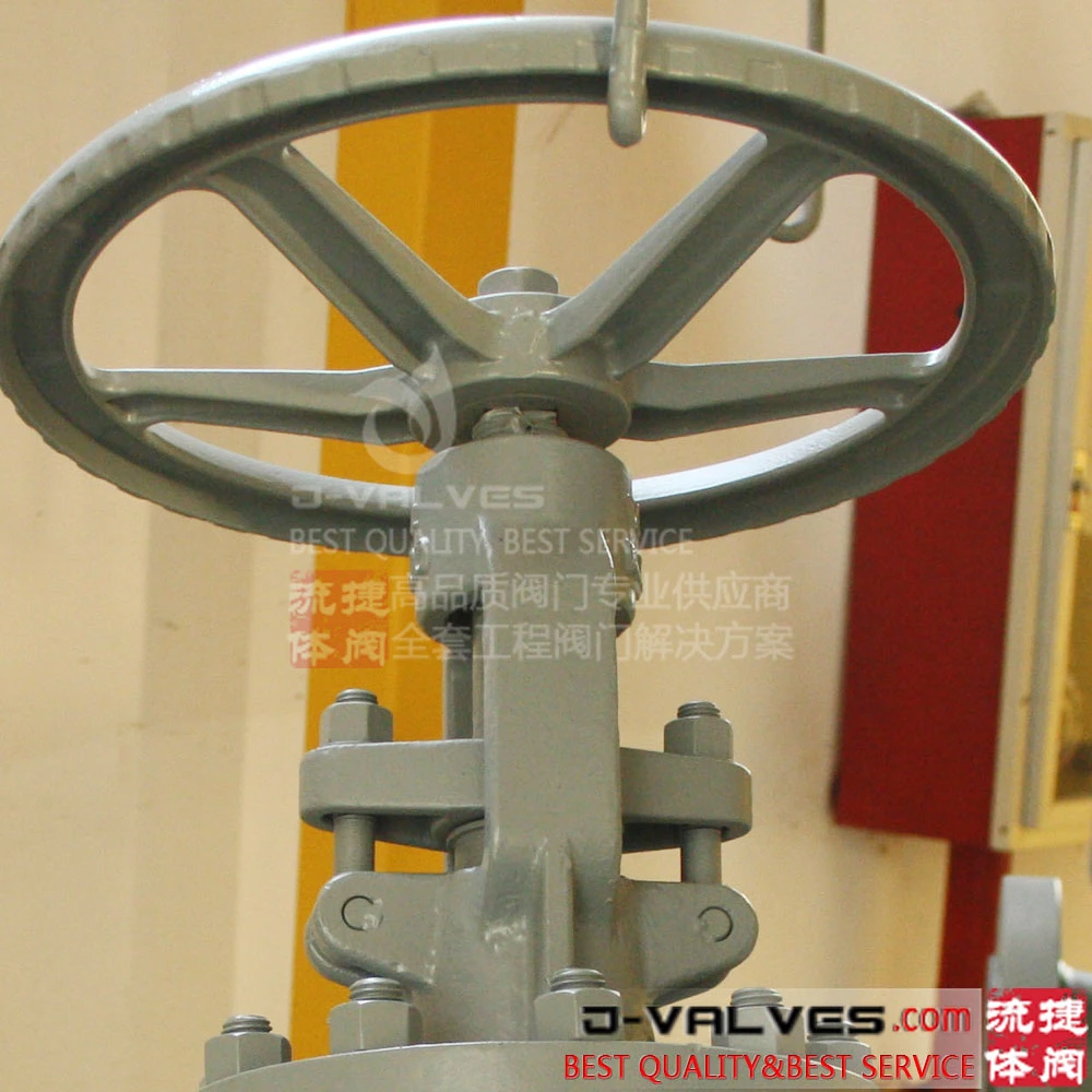 ASME B16.34 Through Way Wcb Cast Steel Plug Disc Flange Globe Valve