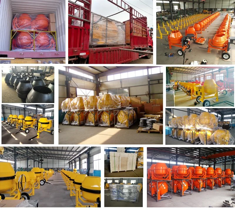 500L Diesel Engine Portable Mortar Concrete Mixer Construction Product for Home