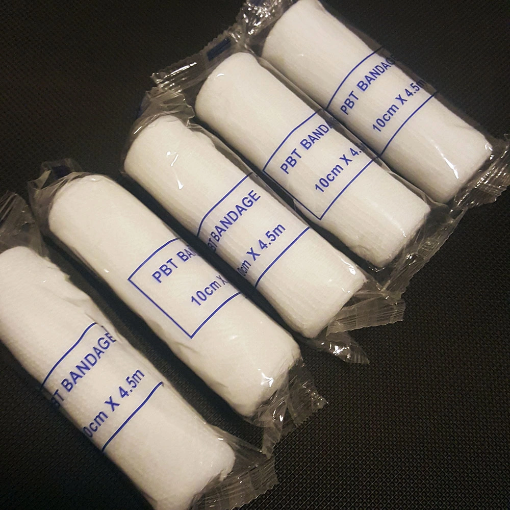 Qualité respirante Bandages élastiques PBT médicaux Trousse de premiers soins survie d'urgence de fournitures coton pansement de gaze de soins infirmiers