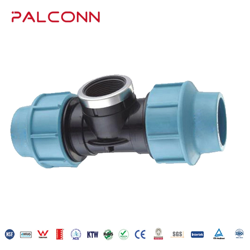 50mm Coupling PP Compression HDPE Pipe Fittings for Irrigation