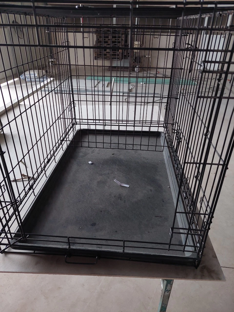 12 pcs portables pliable de clôture de fil métallique de triage Pet Parc Petite maison de Big DIY Animal de compagnie cage pour chien chat sans la porte
