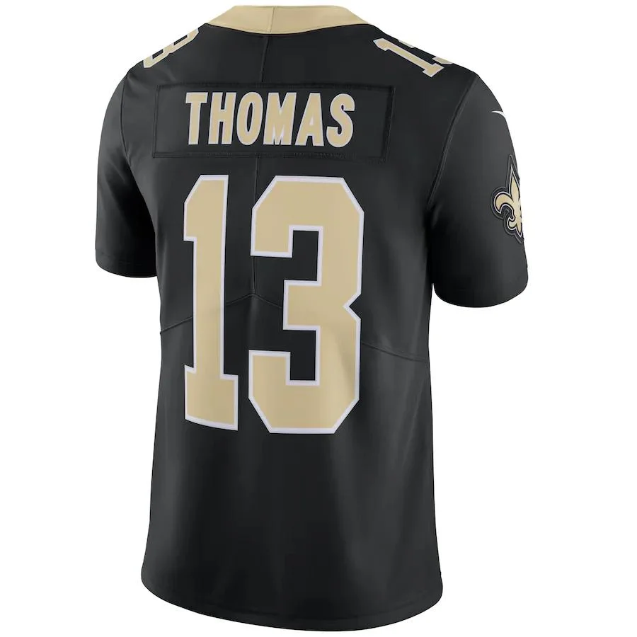 Maillot de football américain Stitched New Orleans #13 Michael Thomas #12 Chris Olave.